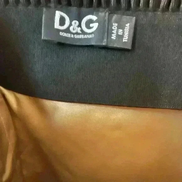 Dolce & Gabanna Gold Mini Dress - Picture 2 of 2